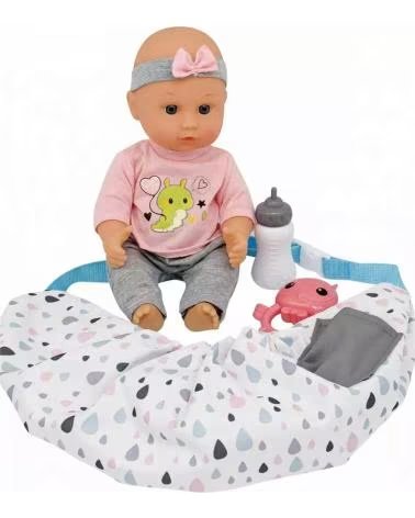 TOY PLANET MUÑECA CON ACCESORIOS Y COJÍN DE LACTANCIA REF 1184797 MULTICOLOR