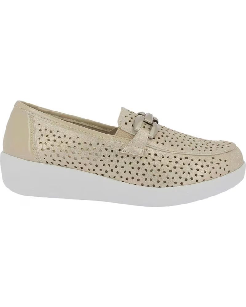 D`CUTILLAS MOCASINES PARA MUJER DOCTOR CUTILLAS 38475 CASUAL PICADO CHAMPAGNE