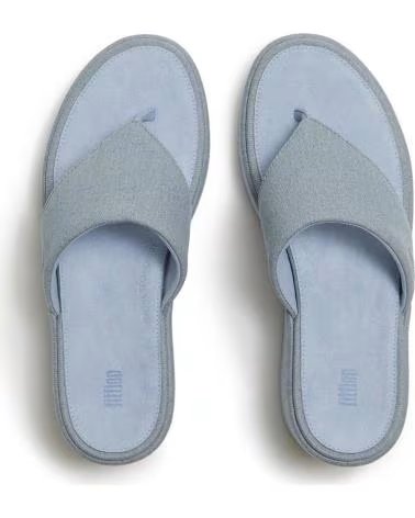 FITFLOP SANDALIAS PARA MUJER A5H PLATFORMS WEDGE TOE-POST DENIM