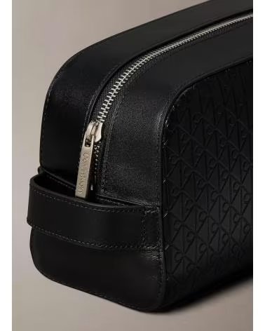 CALVIN KLEIN EMBOSSED EMBLEM NEGRO