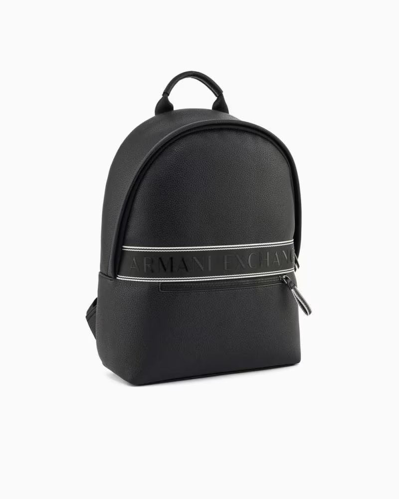 ARMANI EXCHANGE ZAINO 1185596 NERO CON LOGO NEGRO