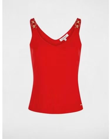 T-SHIRT JUSTA DANIELA MORGAN VERMELHA ROJO
