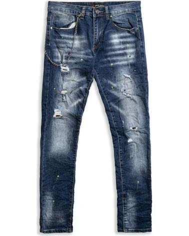 OVER STREET JEANS 1186049 NASS-EFFEKT VERWASCHEN MIT PAINTED DETAILS VARIOS COLORES