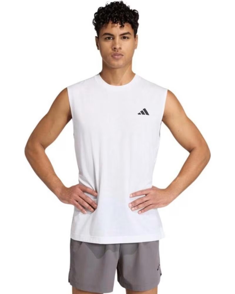 ADIDAS CAMISETA FITNESS WE FR SL KD5424 HOMBRE TIRANTES TRAI BLANCO