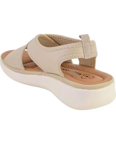 KANGAROOS DAMEN-SANDALEN 073, REFERENZ 1186095 BEIGE
