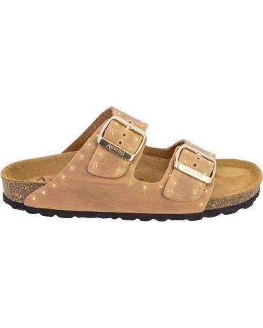 AUTENTI 15342 WOMEN´S CLOGS MULES IN SUEDE LEATHER CUERO
