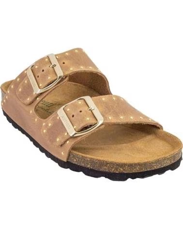 AUTENTI 15342 WOMEN´S CLOGS MULES IN SUEDE LEATHER CUERO