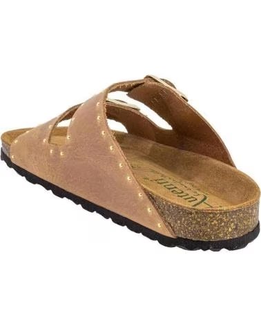 AUTENTI 15342 WOMEN´S CLOGS MULES IN SUEDE LEATHER CUERO