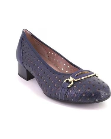 PITILLOS CHAUSSURES POUR FEMME 11123 EN CUIR BLEU MARINE AZUL MARINO