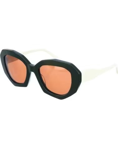 MARNI GEOMETRISCHE SONNENBRILLE ME606S DAMEN BLANCO-VERDE