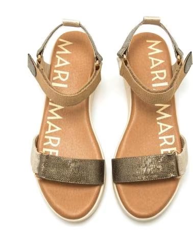 SANDALE COMPENSÉE MARIA MARE 68710 OR GOLD