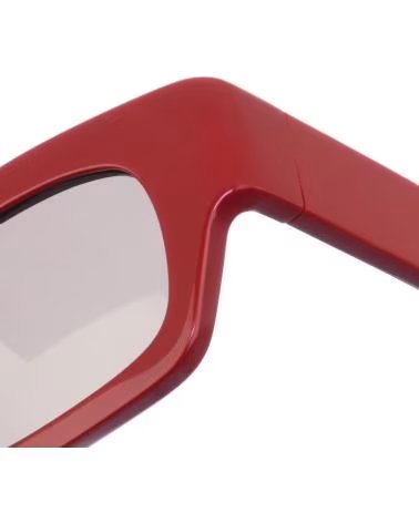 MARNI RECHTECKIGE ACETAT SONNENBRILLE ME627S FÜR DAMEN ROJO