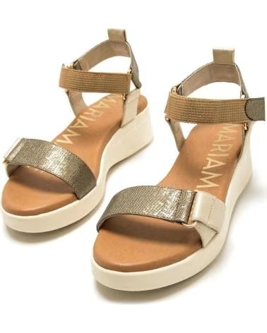 SANDALE COMPENSÉE MARIA MARE 68710 OR GOLD