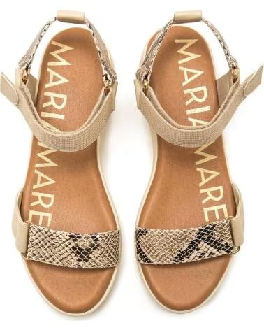 SANDALIA CUÑA MARIA MARE 68710 BEIGE