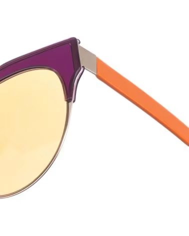 MARNI CAT EYE SONNENBRILLE ME635S DAMEN BORDEAUX ORANGE BURDEOS-NARANJA