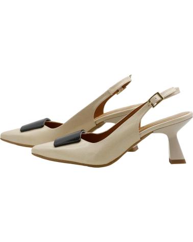 DANIELA VEGA ZAPATOS 2775BD BEIGE CON DETALLE FRONTAL