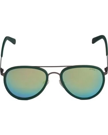 KYPERS CAMERON PILOTEN-SONNENBRILLE, REFERENZ 1186609, GRÜNER RAHMEN UND SILBERNE GLÄSER VERDE-PLATEADO