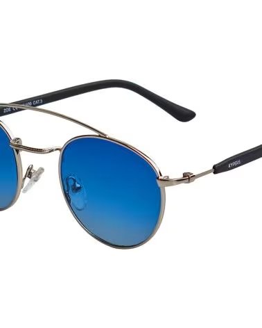 KYPERS ÓCULOS DE SOL ZOE REDONDOS DE METAL REF 1186627 PLATEADO-NEGRO