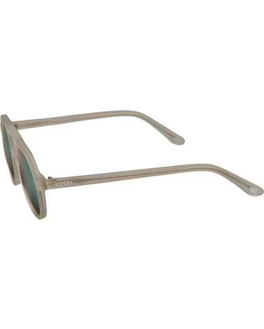 KYPERS AVELINE OVALE UNISEX-SONNENBRILLE, REFERENZ 1186632, TRANSPARENTER RAHMEN UND GRÜNE GLÄSER TRANSPARENTE-VERDE