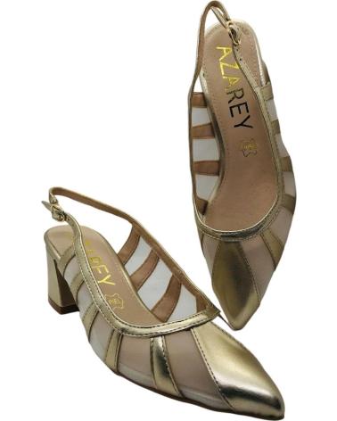 AZAREY ZAPATO DESTALONADO FIESTA 611K884 ORO