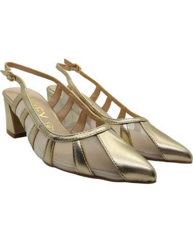 AZAREY ZAPATO DESTALONADO FIESTA 611K884 ORO