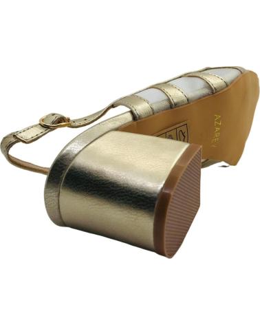 AZAREY ZAPATO DESTALONADO FIESTA 611K884 ORO