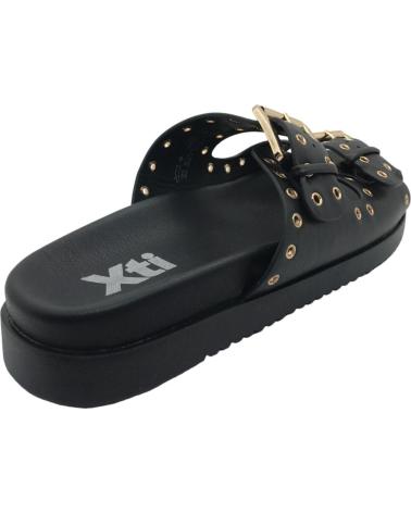 XTI SANDALIA BIO CON TACHUELAS NEGRO