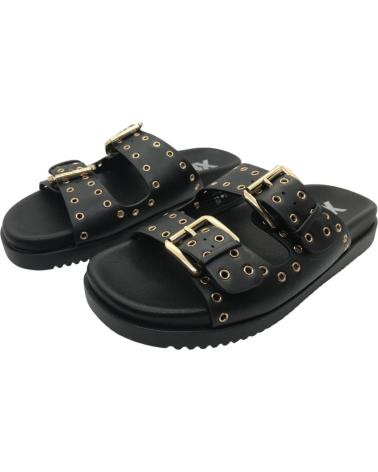 XTI SANDALIA BIO CON TACHUELAS NEGRO
