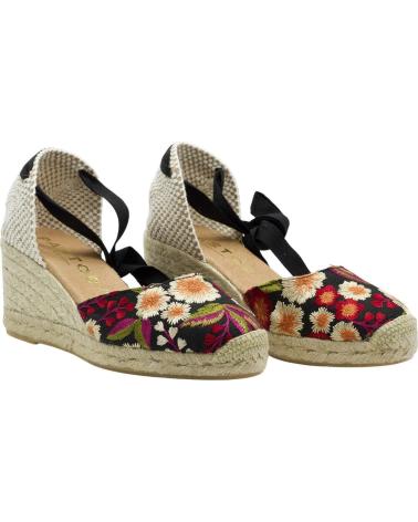 PASTOR ALPARGATAS CON CUÑA LACES NEGRO 1185833