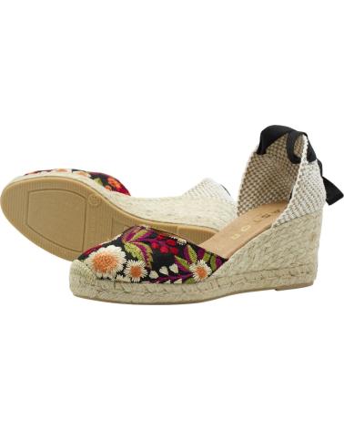 PASTOR ALPARGATAS CON CUÑA LACES NEGRO 1185833