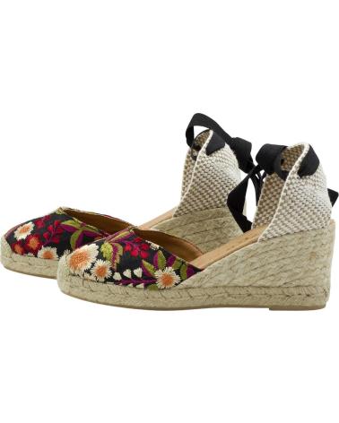 PASTOR ALPARGATAS CON CUÑA LACES NEGRO 1185833
