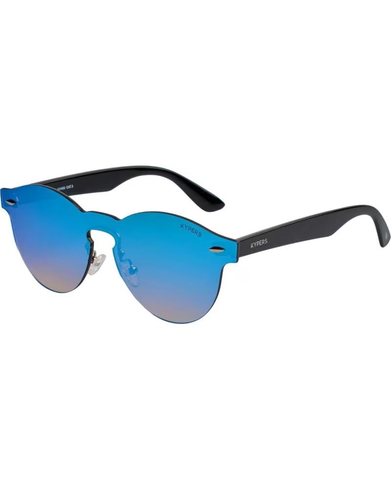 KYPERS LUNETTES DE SOLEIL LUA RONDES NOIR-BLEU CLAIR NEGRO-AZUL CLARO