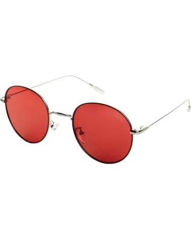 MUST HAVE RUNDE POLARISIERTE SONNENBRILLE MIT UV 400 SCHUTZ - REF 1186763 ROJO-PLATA