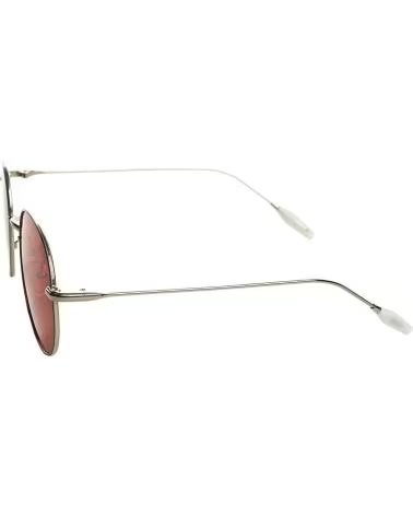 MUST HAVE RUNDE POLARISIERTE SONNENBRILLE MIT UV 400 SCHUTZ - REF 1186763 ROJO-PLATA