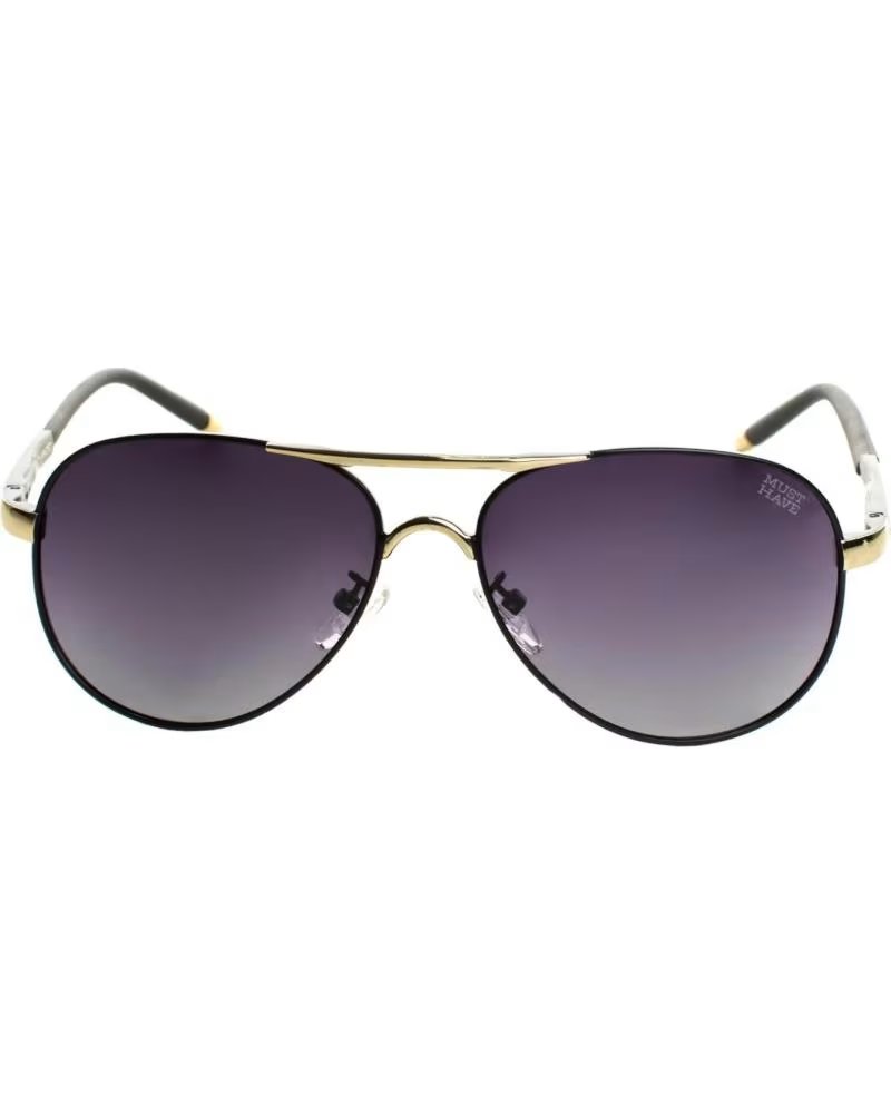 MUST HAVE BELLAGIO PILOT STYLE SUNGLASSES UNISEX REF 1186776 NEGRO