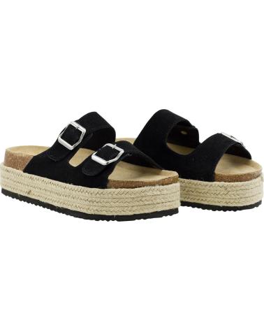 STAY SANDALIA PLATAFORMA PASTOR 31-793 HEBILLAS NEGRO