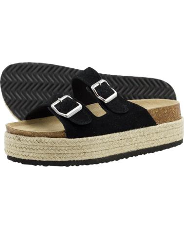 STAY SANDALIA PLATAFORMA PASTOR 31-793 HEBILLAS NEGRO