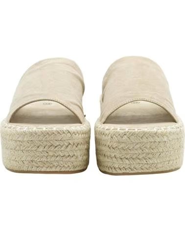 STAY JUTE PLATFORM SANDALS PASTOR 1185863 BEIGE