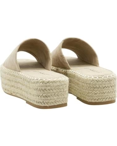 STAY JUTE PLATFORM SANDALS PASTOR 1185863 BEIGE