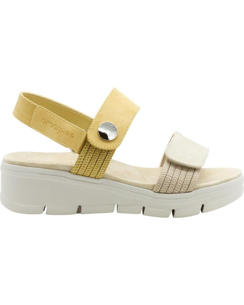 AMARPIES SANDALIA ABZ30135 AMARILLA - REF: 1185883 AMARILLO