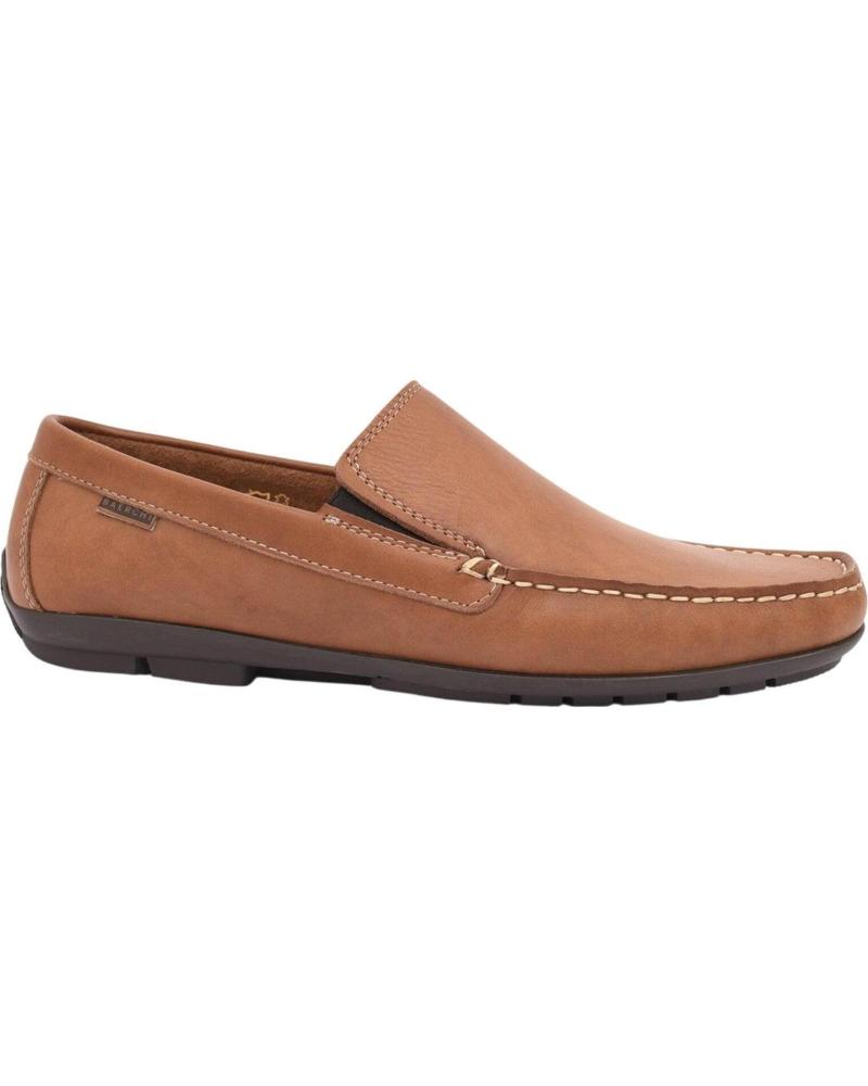 BAERCHI MOCASINES 7901 EN PIEL COLOR CUERO