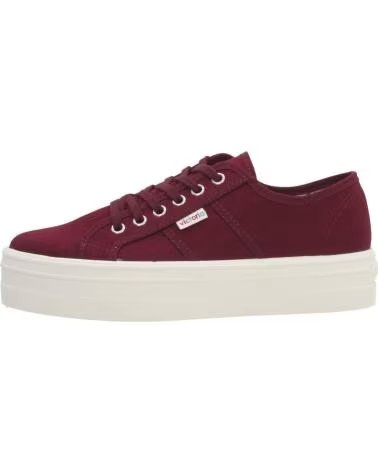 VICTORIA SNEAKERS MODEL 109200 PLATFORM BORDEAUX REF 1186944 BURDEOS