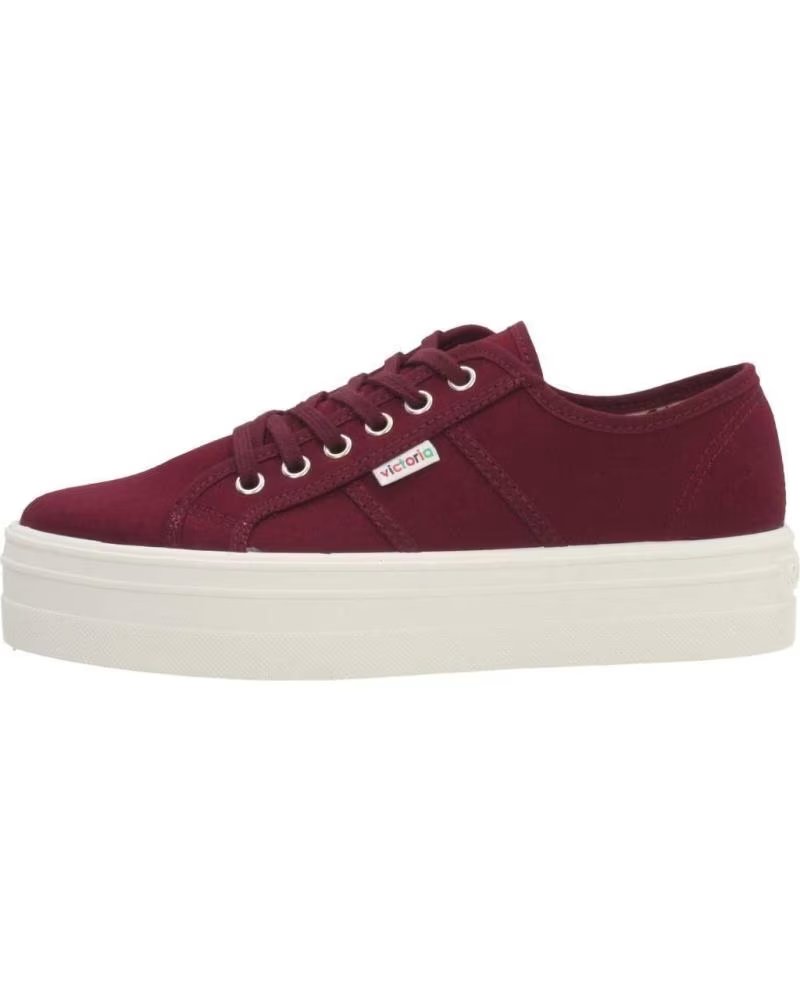 VICTORIA SNEAKERS MODEL 109200 PLATFORM BORDEAUX REF 1186944 BURDEOS