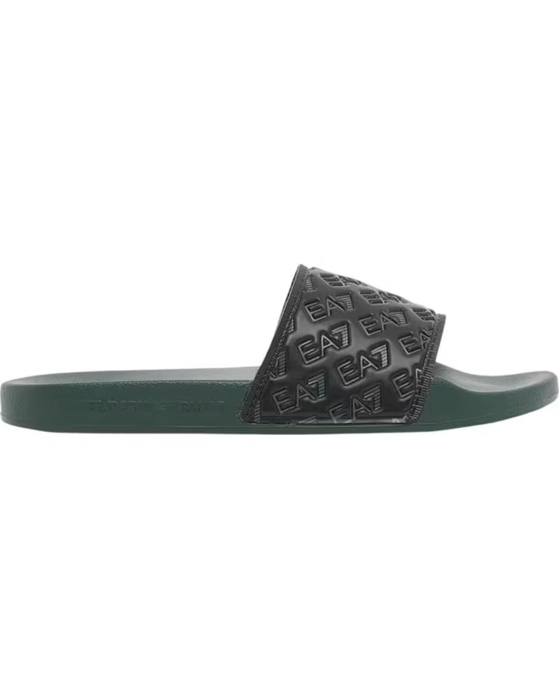 EMPORIO ARMANI CLAQUETTES POUR HOMME 1153632 VERT VERDE
