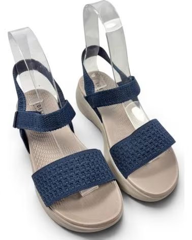 TIMBOS BEQUEME KEILSANDALE FÜR DAMEN MARINEBLAU 132703 AZUL