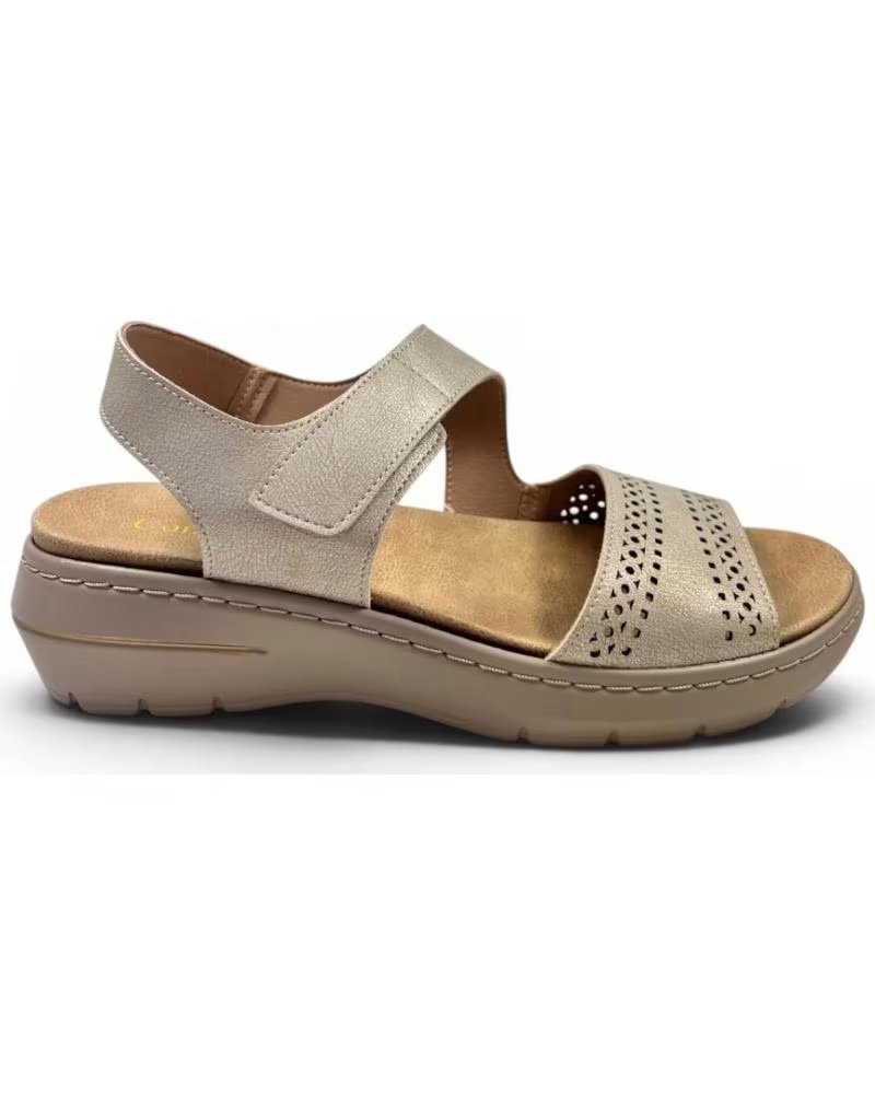 TIMBOS BEQUEME KEILSANDALE 132635 BEIGE