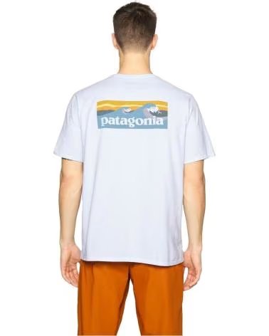 PATAGONIA CAMISETA DE MANGA CORTA 37655-WHI EN PARA HOMBRE BLANCO