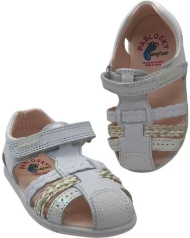 PABLOSKY Sandalias Zig en blanco para BLANCO