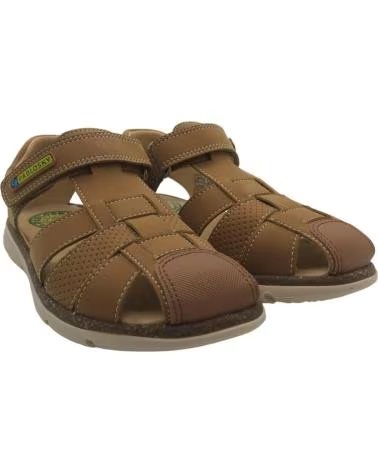 SANDÁLIA INFANTIL PABLOSKY DE COURO CAMEL