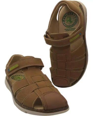 SANDÁLIA INFANTIL PABLOSKY DE COURO CAMEL